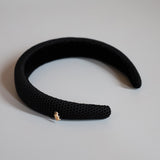 Black Luxe Mesh OG Headband