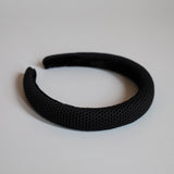 Black Luxe Mesh Slender Headband