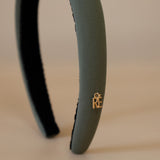 Slender Headband Smokey Olive No Studs