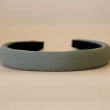Slender Headband Smokey Olive No Studs