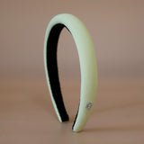 Slender Headband Smokey Lemon Yellow No Studs