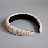 Off Beige Luxe Mesh OG Headband