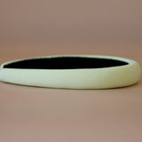 Slender Headband Smokey Lemon Yellow No Studs