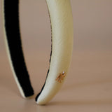 Slender Headband Smokey Butter Yellow No Studs