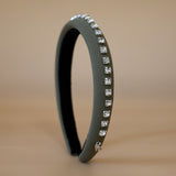 Slender Headband Smokey Olive Studs