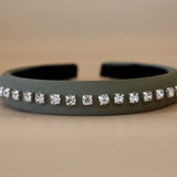 Slender Headband Smokey Olive Studs