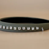 Slender Headband Smokey Olive Studs