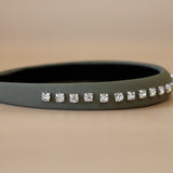 Slender Headband Smokey Olive Studs