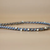 Narrow Studs Headband Grey Pearl