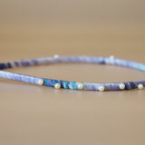 Narrow Studs Headband Purple Pearl