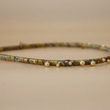 Narrow Studs Headband Gold Ball