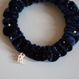 Navy Kira Silk Pony
