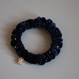 Navy Kira Silk Pony