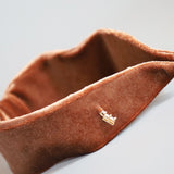 Brown Velour Turban Headband