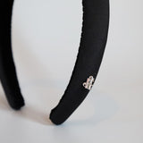 Slender Headband Silver Flower Studs