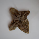 Gold Lame Shuriken Scrunchie