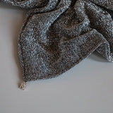 Silver Lame Shuriken Scrunchie