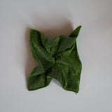 Green Lame Shuriken Scrunchie
