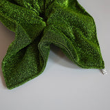 Green Lame Shuriken Scrunchie