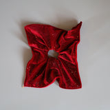 Red Kira Shuriken Scrunchie