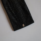 Black Lame Headband