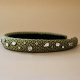 Slender Headband Green Pink 