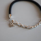 Silver Chain Hair Pony