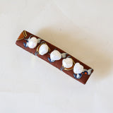 Barrette Brown White