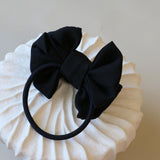 Black Silver Lil Studs Ribbon Pony