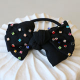 Black Rainbow Lil Studs Ribbon Pony