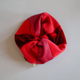 Mix Material Red Scrunchie