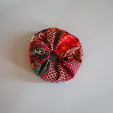 Patchwork Mix Red Scrunchie
