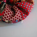 Patchwork Mix Red Scrunchie