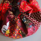 Patchwork Mix Red Scrunchie