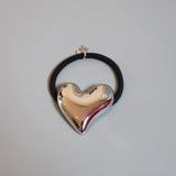Heta Heart Metal Silver Hair Pony