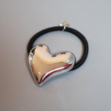 Heta Heart Metal Silver Hair Pony