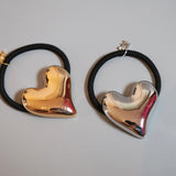 Heta Heart Metal Silver Hair Pony
