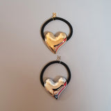 Heta Heart Metal Silver Hair Pony