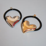 Heta Heart Metal Silver Hair Pony