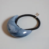 Marble Blue Stone Hair Pony