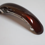Brown Stone Hair Barrette