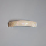 White Stone Hair Barrette