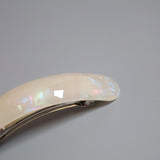 White Stone Hair Barrette