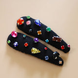 Hair Pin Black Rainbow (Silver-type)