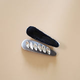 Hair Pin Velour Silver Grey