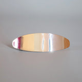 Big Metal Silver Barrette