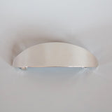Big Metal Silver Barrette