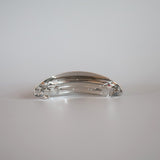 Big Metal Silver Barrette