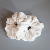 White Pile Scrunchie