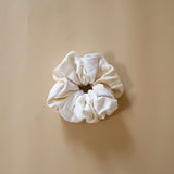 Patchwork Scrunchie White